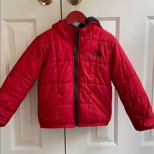 Reversible north face winter jacket